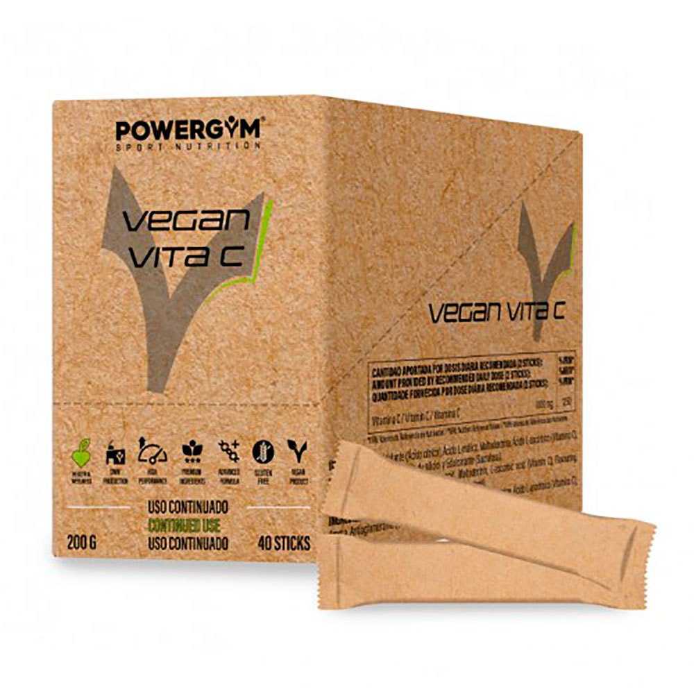 Powergym Vegan Vita C 40 Unidades