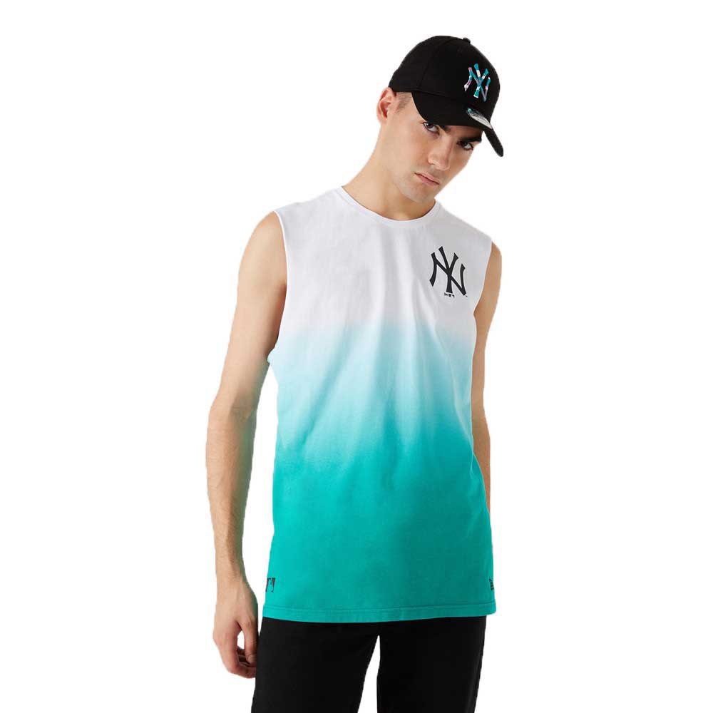 New era MLB Dip Dye New York Yankees Sleeveless T-Shirt Green