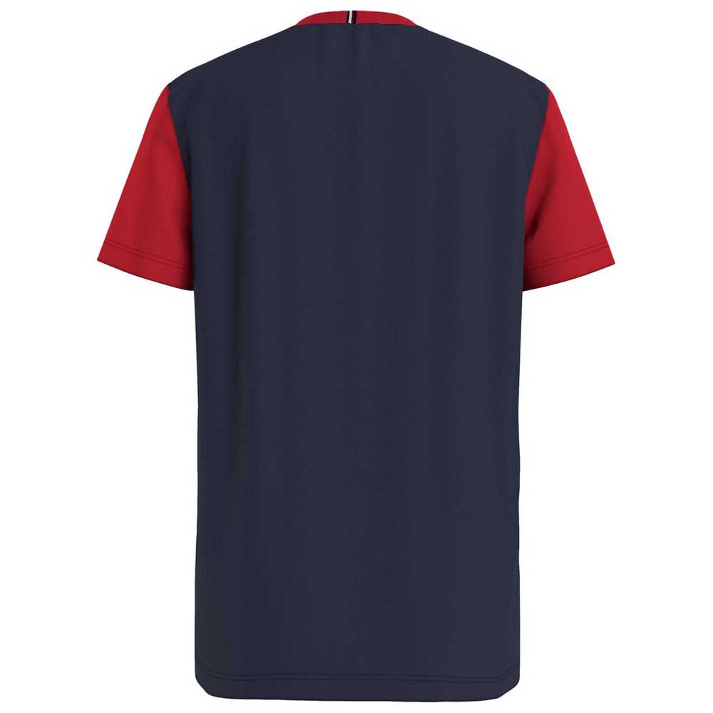 Tommy Hilfiger Camiseta Esencial de Bloque de Color S/S Niños 