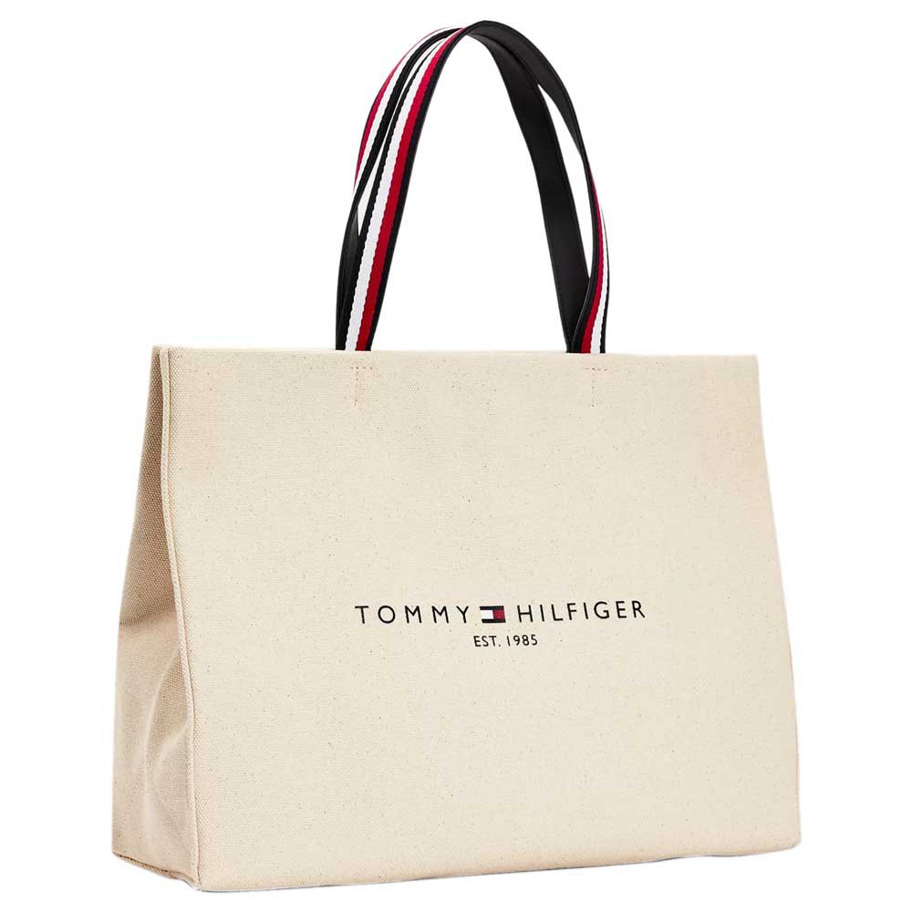 sneeuwman Protestant kas Tommy hilfiger Shopper Canvas Bag Beige | Dressinn