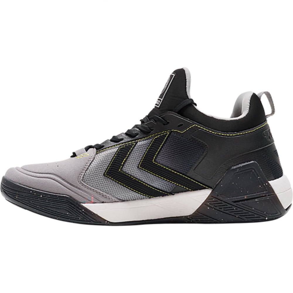 Gr 44 hummel Algiz GG12 Indoor Handballschuhe Sneaker grau/schwarz/weiß 212129-1100 