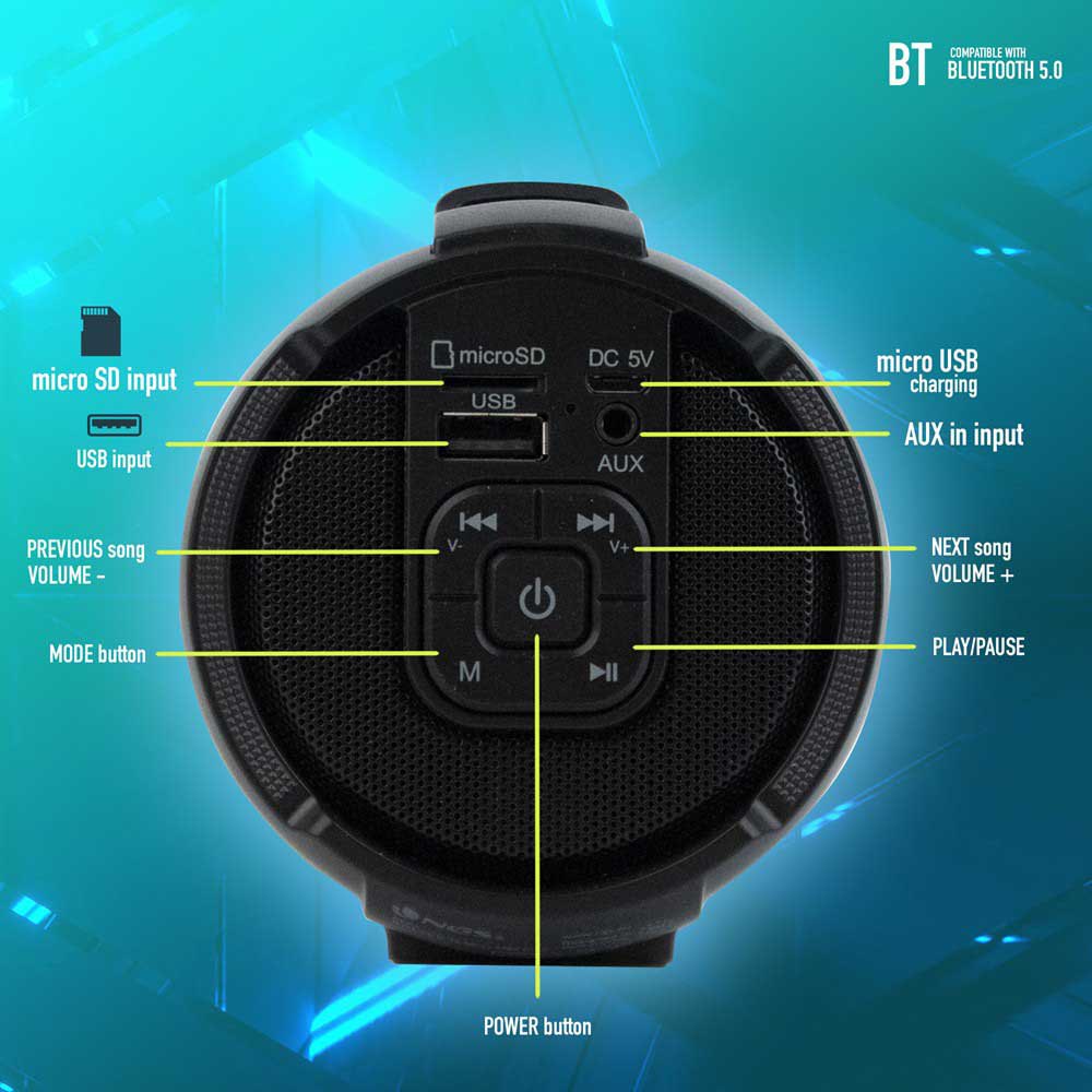 NGS Roller Tempo Mini Głośnik Bluetooth
