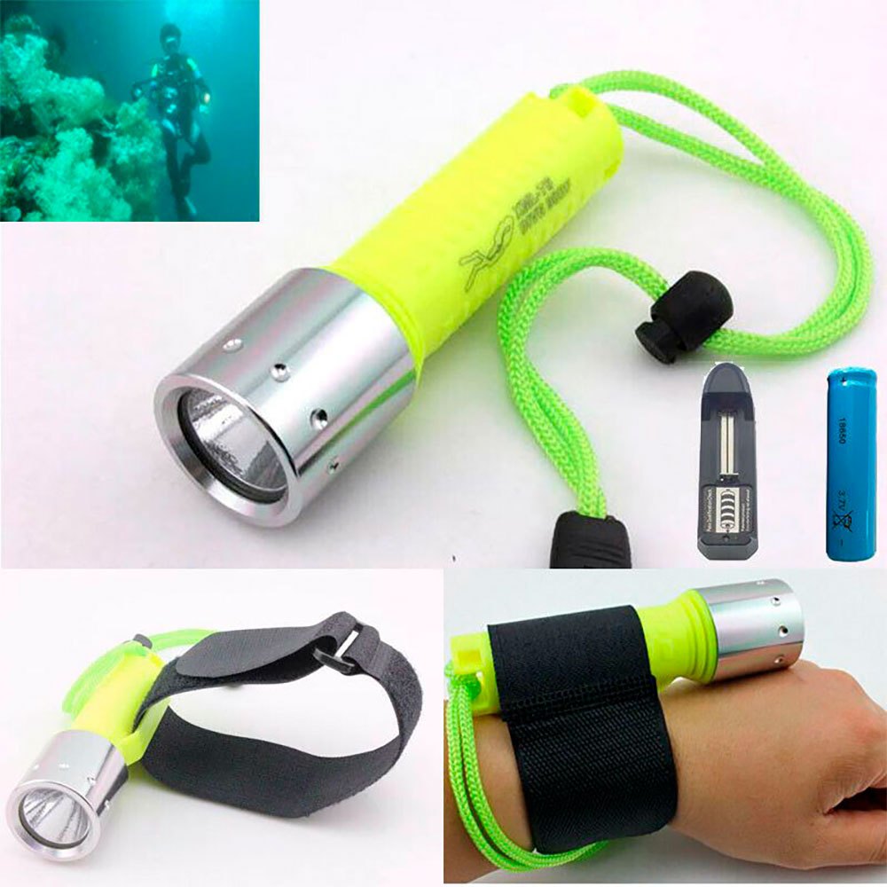 4 spare pads 3W Underwater CREE LED Diving Torch Y 