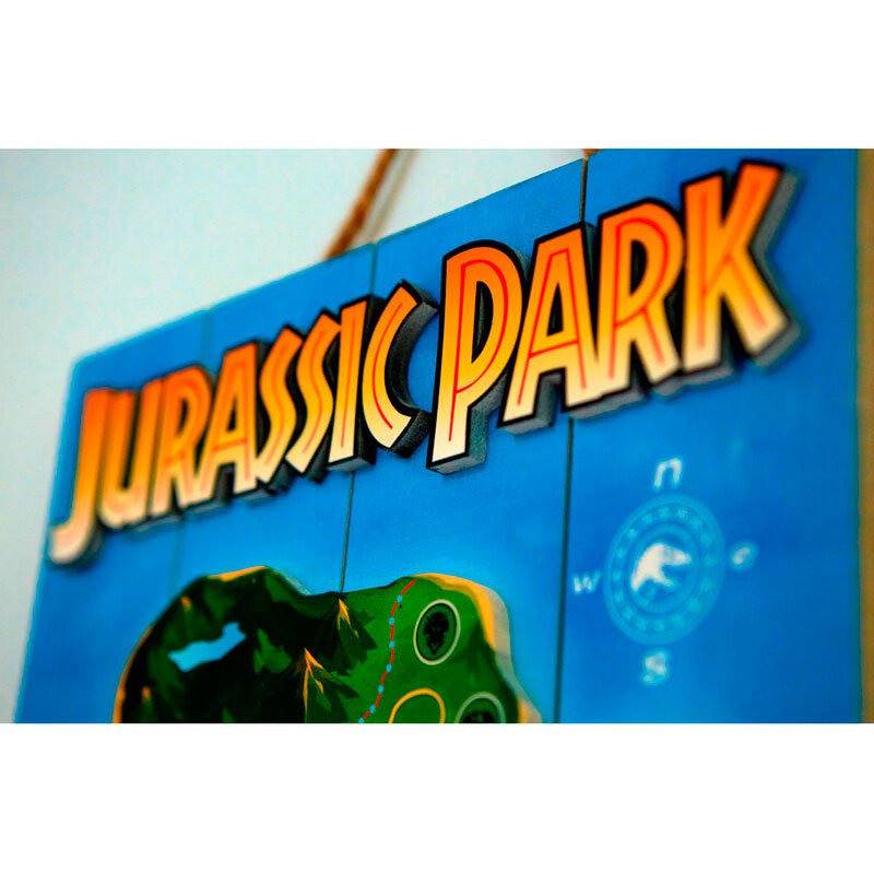 Doctor collector Jurassic Park Isle Nublar Woodart 3D Print
