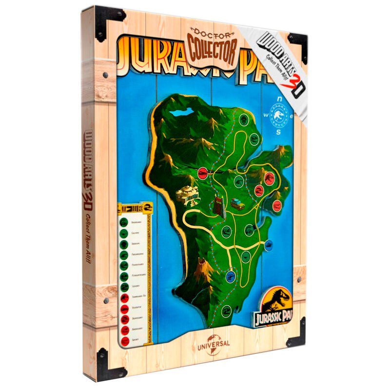 Doctor collector Jurassic Park Isle Nublar Woodart 3D Print