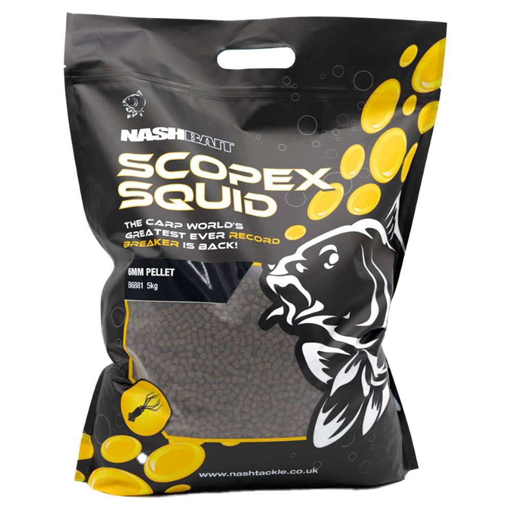Nash Scopex Squid Feed Pellets Various Sizes 900gr or 5kg bags 