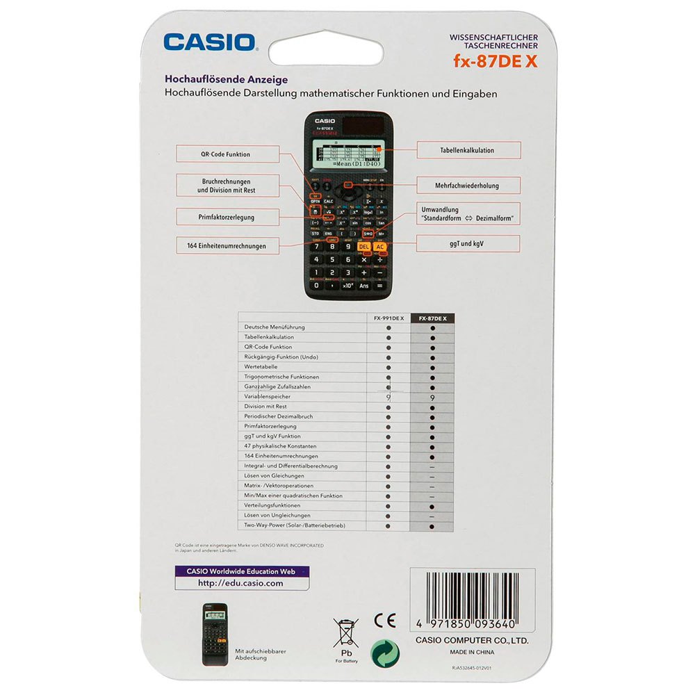 Casio FX-87DE X Kalkulator