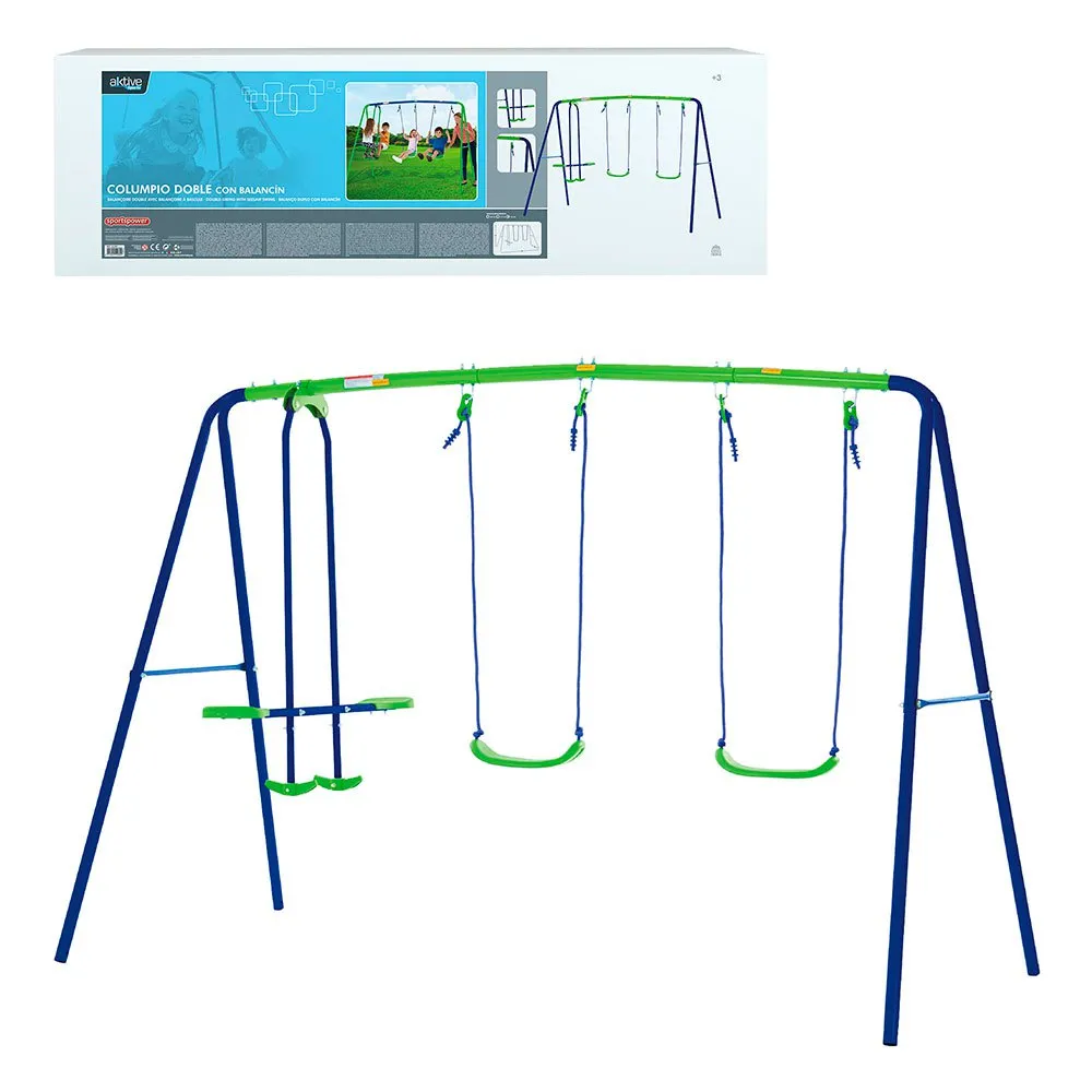 Aktive Double Swing With Rocker Blue | Swiminn