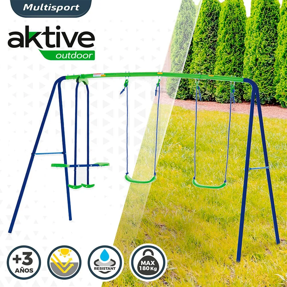 Aktive Double Swing With Rocker Blue | Swiminn