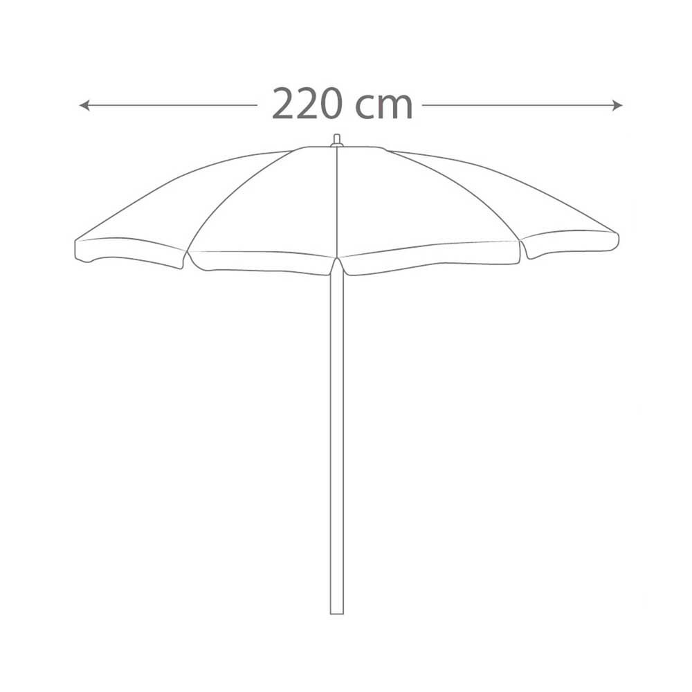Aktive Parapluie 220 cm Avec Protection UV