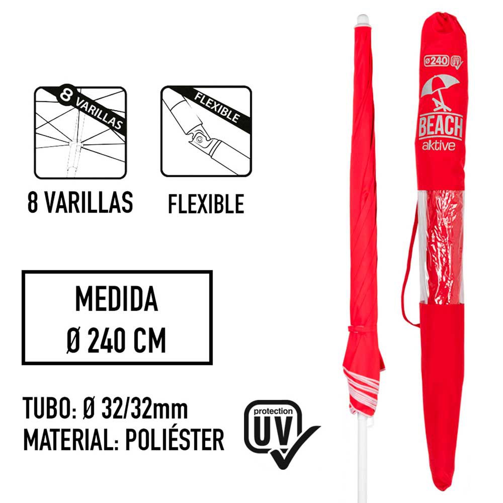 Aktive Umbrella 240x240 cm UV Protection
