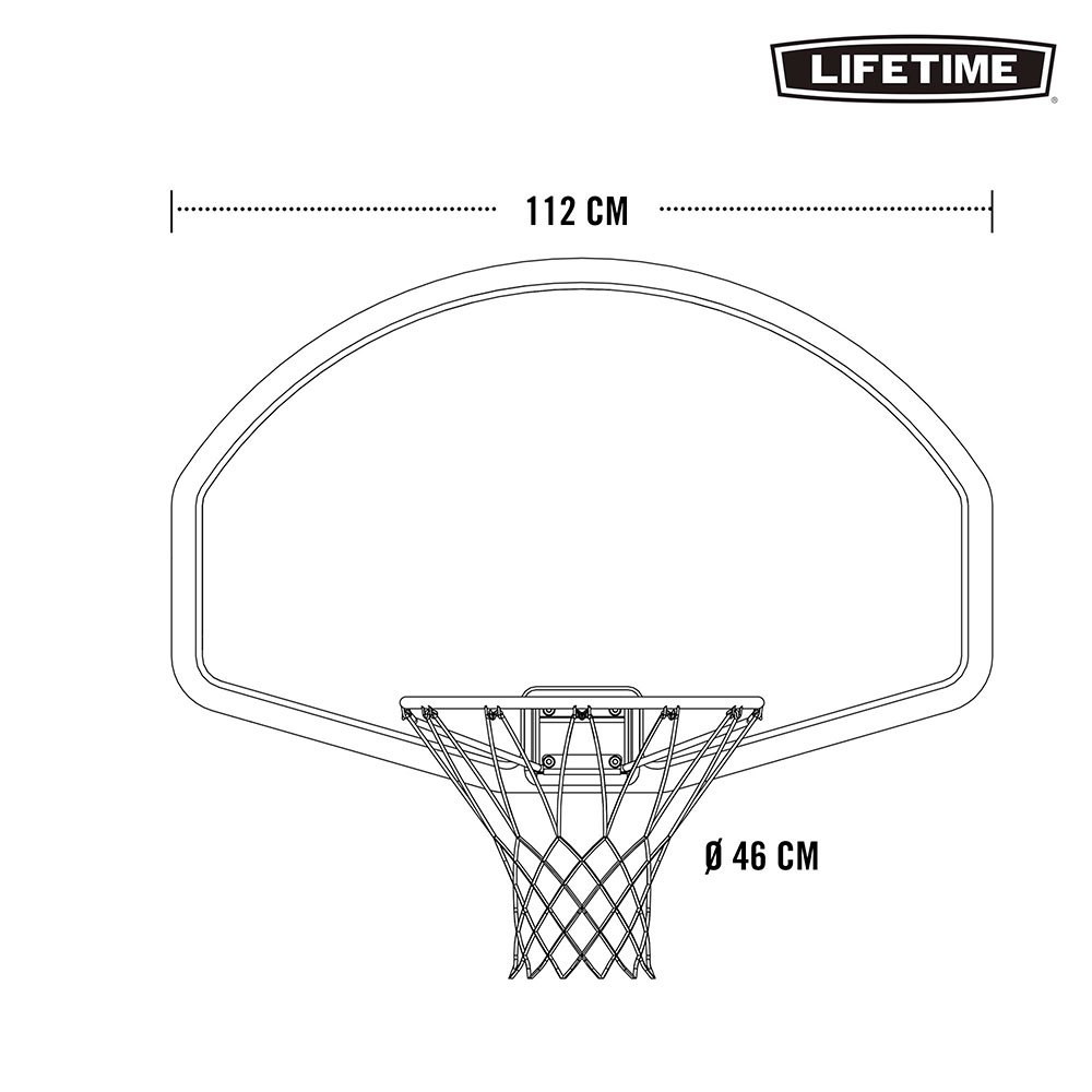 Lifetime UV100 Basketball Backboard