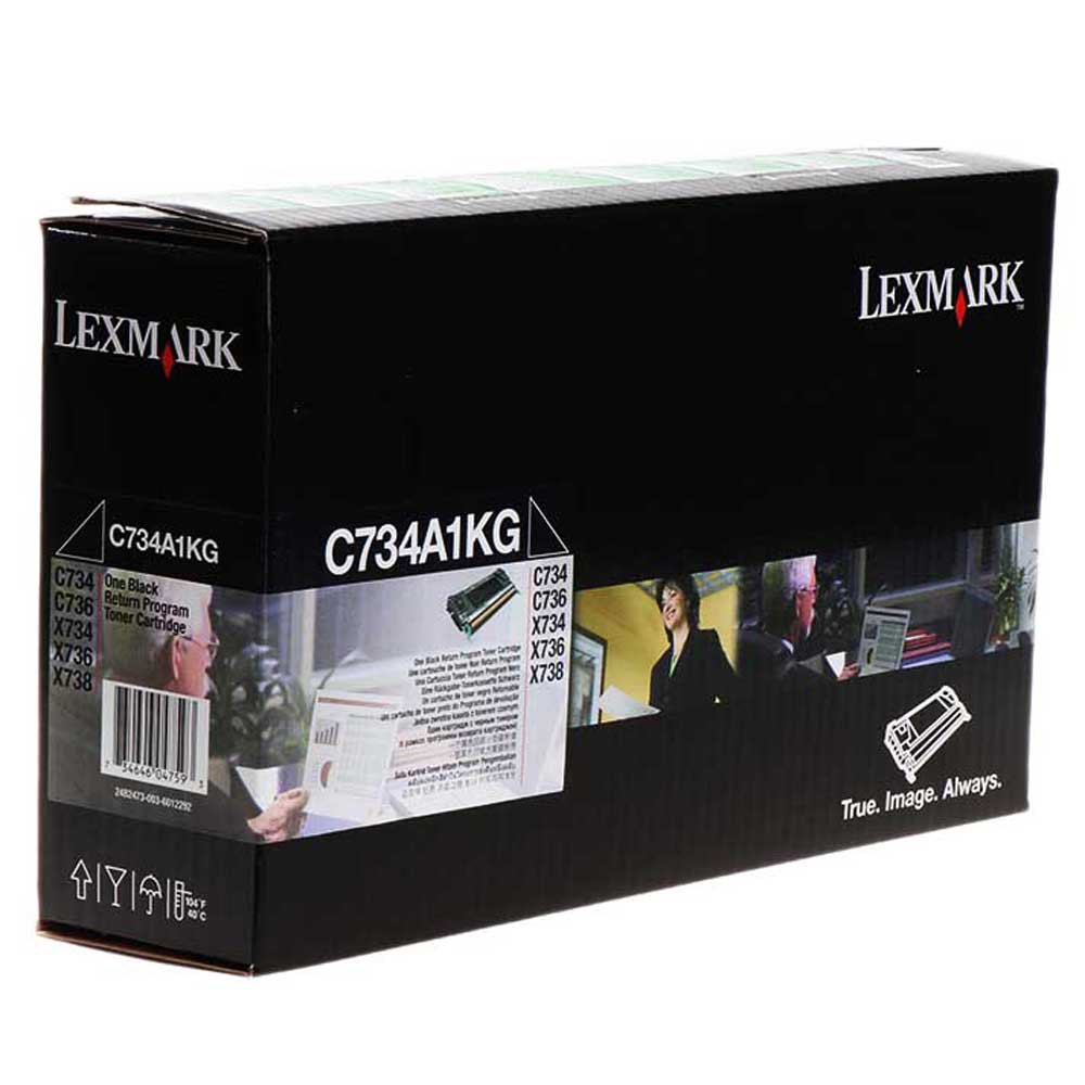 Lexmark C734A1KG C734 C736 X734 X736 X738 Toner Cartridge Black in Retail P... 
