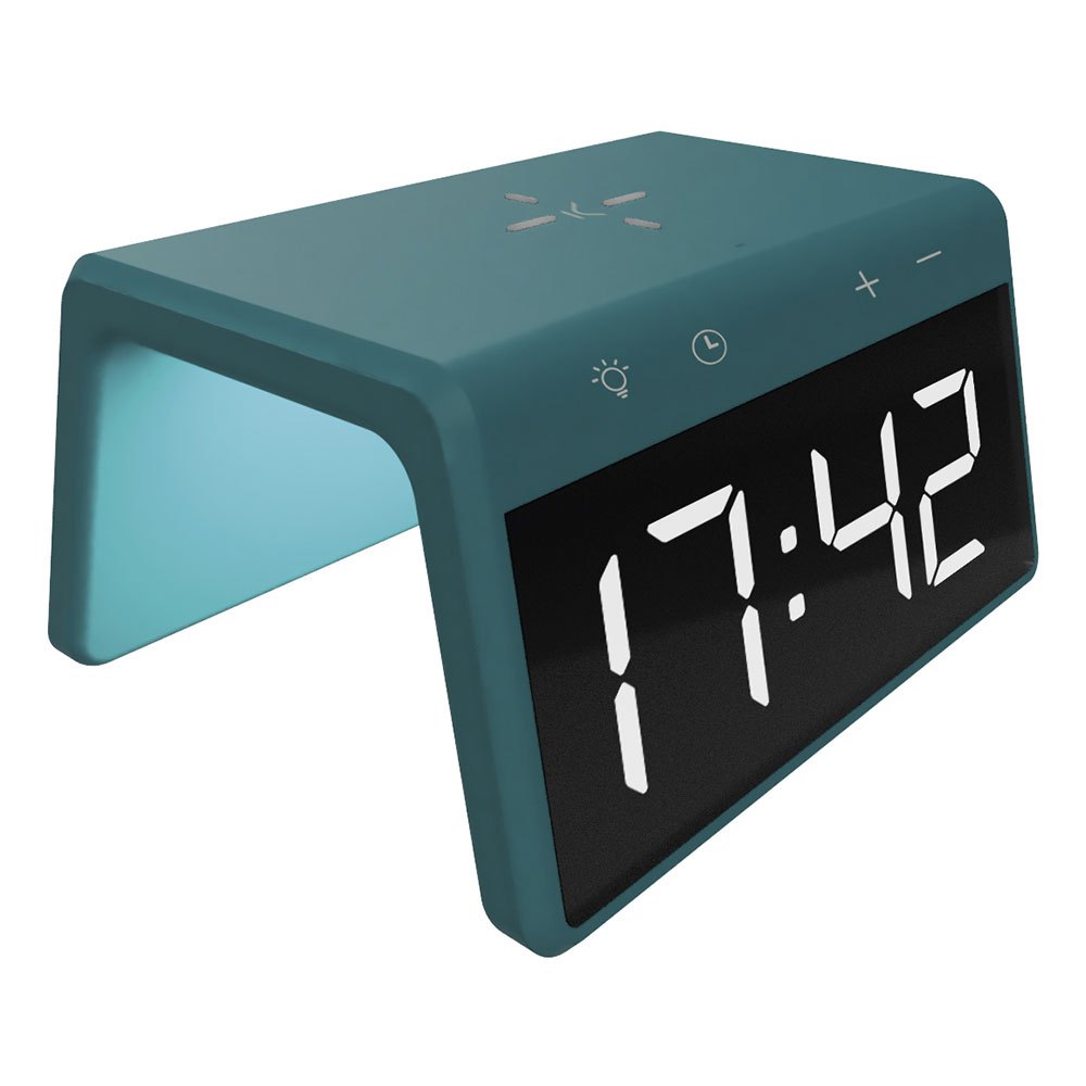 KSIX アラームとラジオ目覚まし時計付きBluetoothスピーカー Alarm Clock 2 10W 緑| Techinn