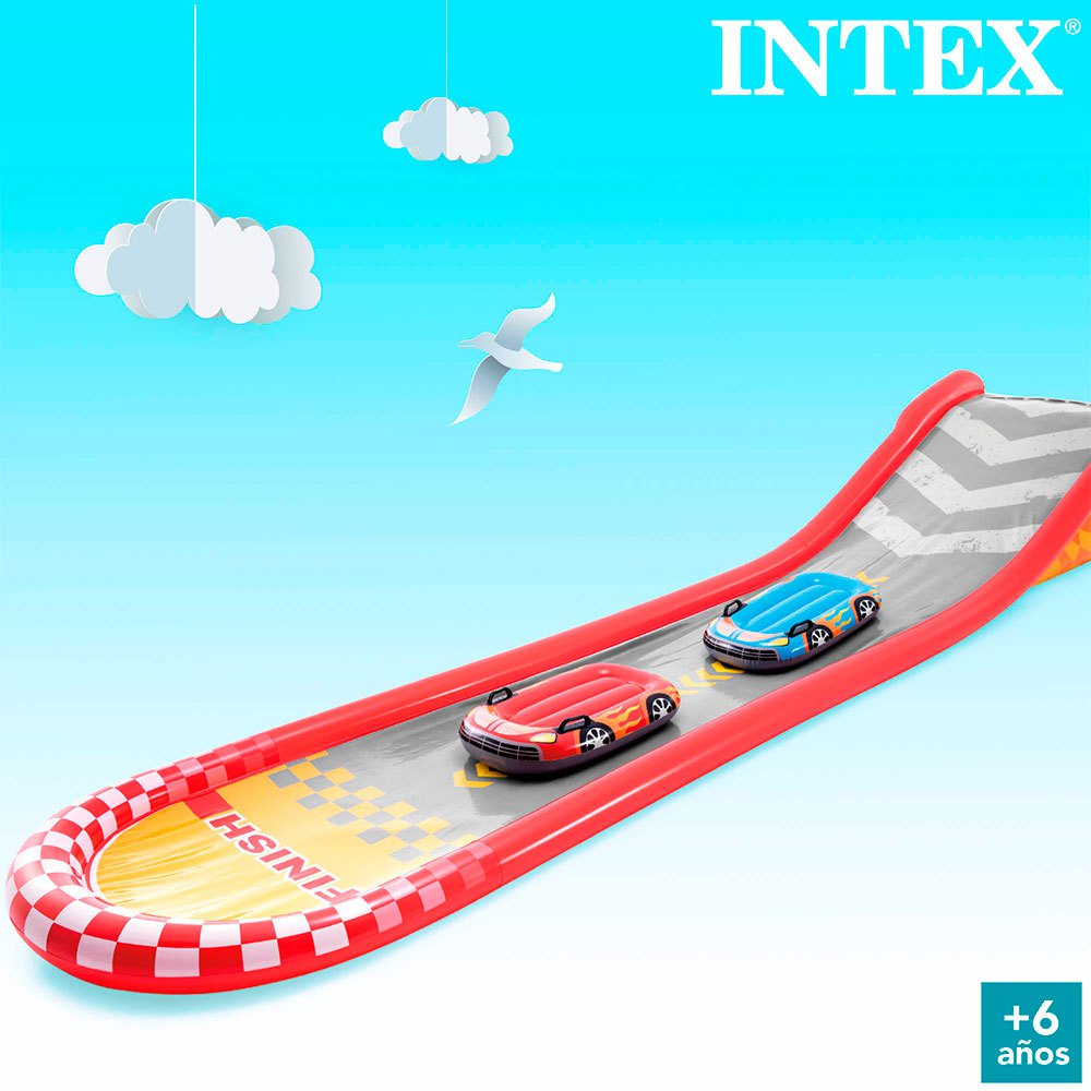 Intex Racing Fun Glijbaan 561x119x79 Cm