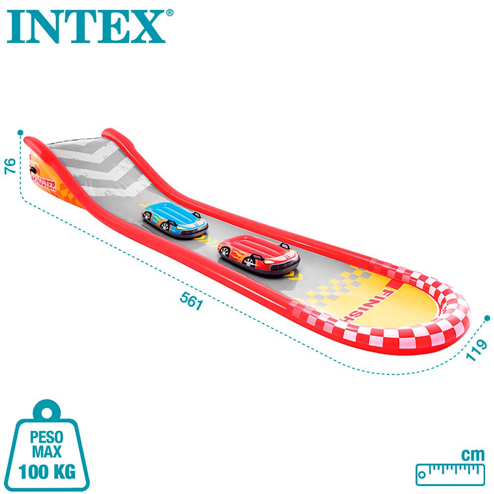 Intex Pista Deslizante Racing Fun 561x119x79 Cm