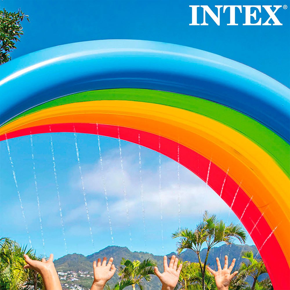 Intex Regenbogen Mit Sprinkler 300x109x180 Cm