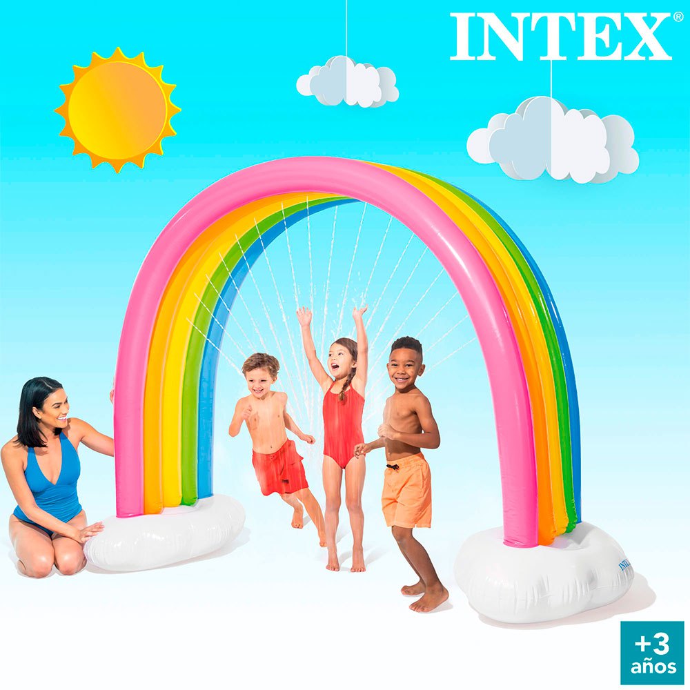 Intex Regnbue Med Sprinkler 300x109x180 Cm