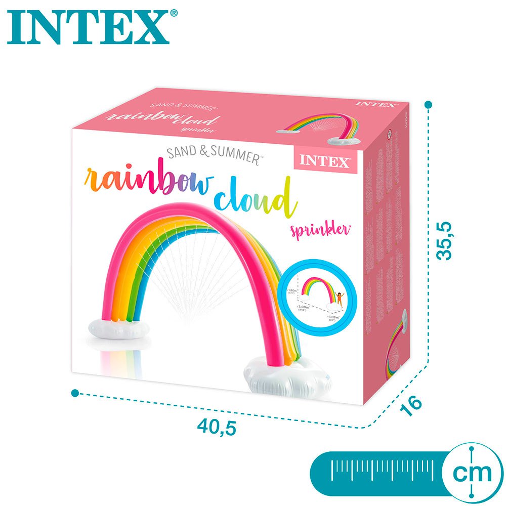 Intex Arcobaleno Con Irrigatore 300x109x180 Cm