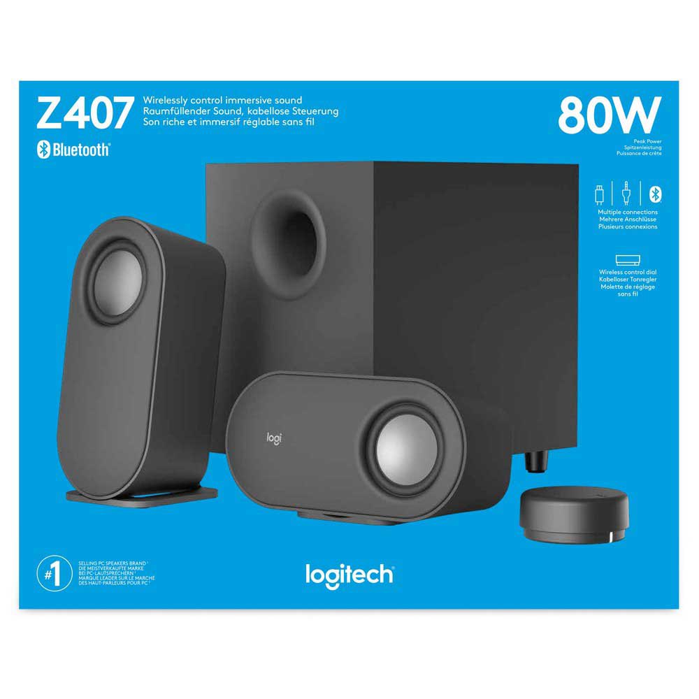 Logitech Z407 Speaker System Black | Techinn