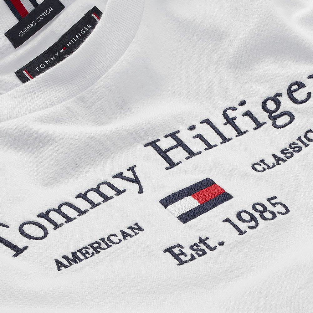 søvn Brutal Onkel eller Mister Tommy hilfiger Artwork Long Sleeve T-Shirt Hvid | Dressinn T-shirts