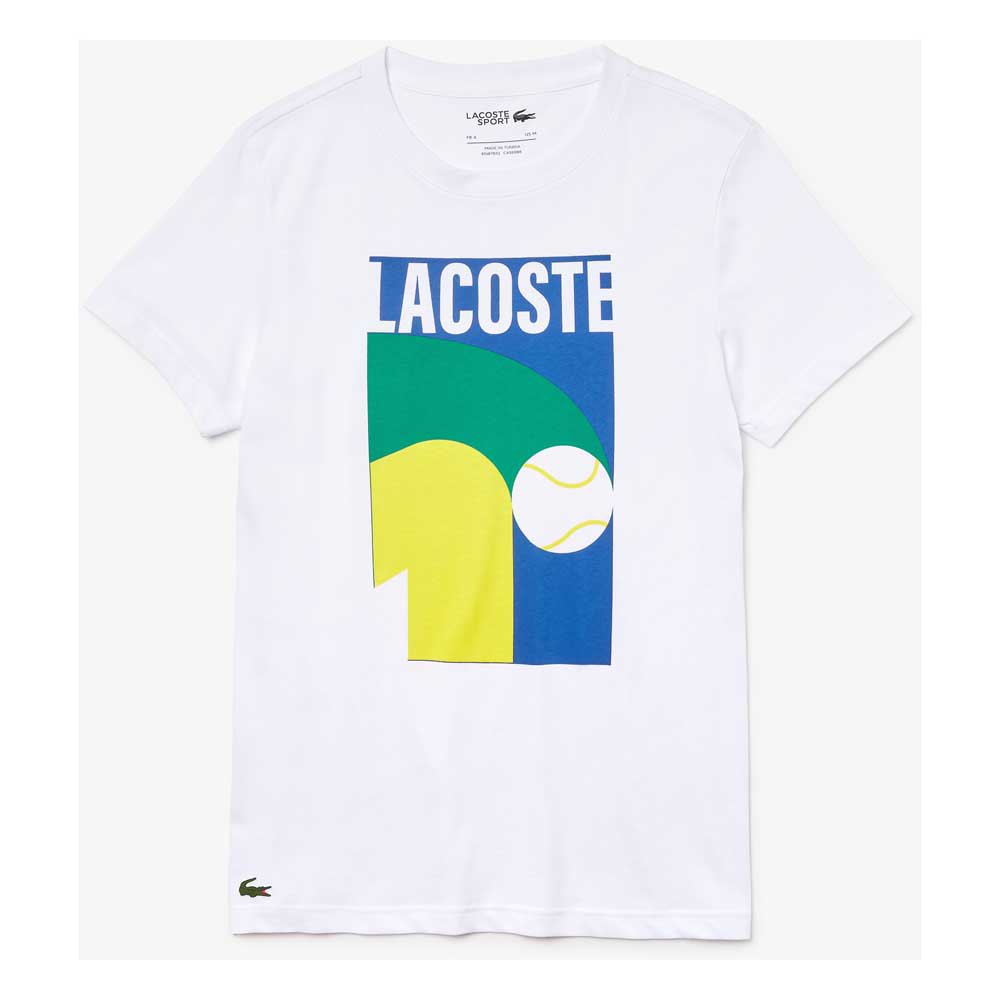 Lacoste Sport Breathable Graphic Print Kurzärmeliges T-shirt