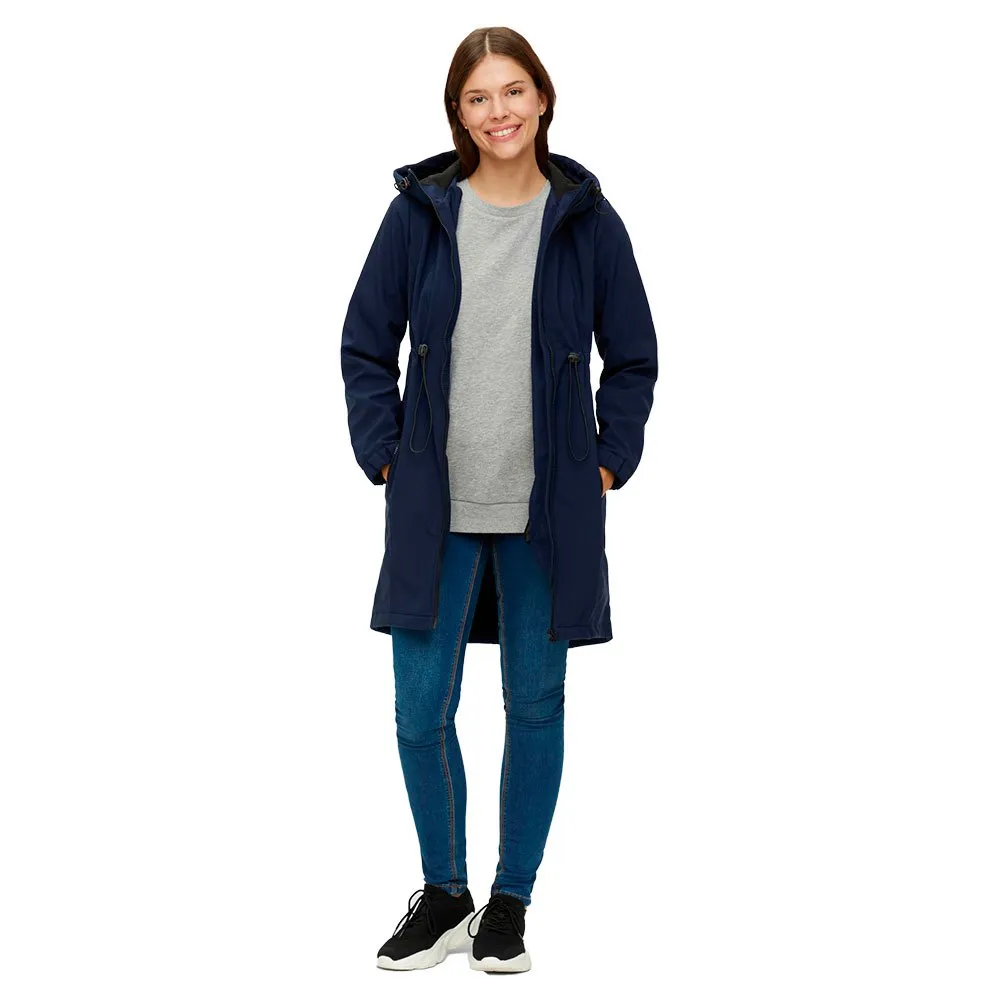 ALSUP Veste De Portage 3 En 1 Pour Maman Et Bébé - Polaire Sweat à Capuche Kangourou Noir L