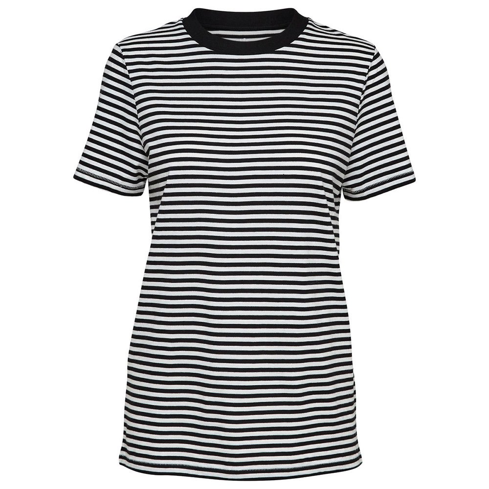 Selected My Perfect Box Cut-Stripe T-shirt med korta ärmar