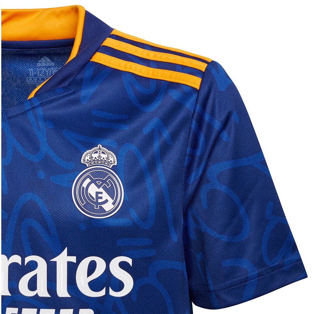 Goma de dinero luz de sol Cívico adidas Camiseta Manga Corta Real Madrid 21/22 Segunda Equipación Junior Azul|  Kidinn