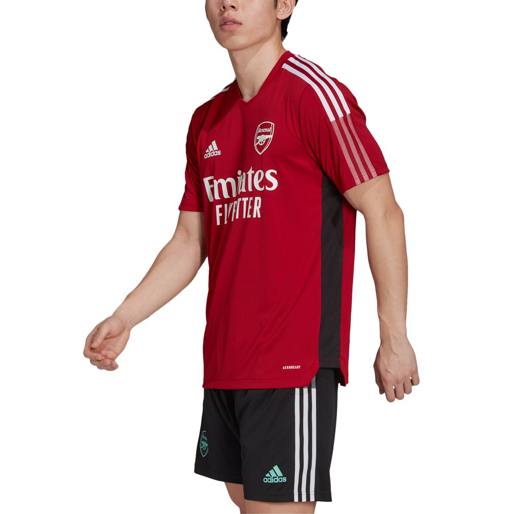 Te voet leveren mini adidas Arsenal FC 21/22 Training Shirt Red | Goalinn