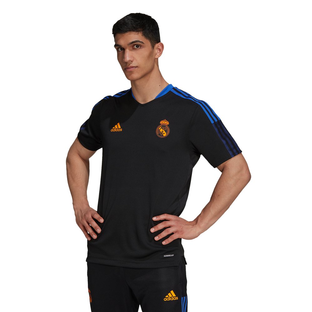 Efficiënt benzine Dapperheid adidas Real Madrid 21/22 Training Shirt Black | Goalinn