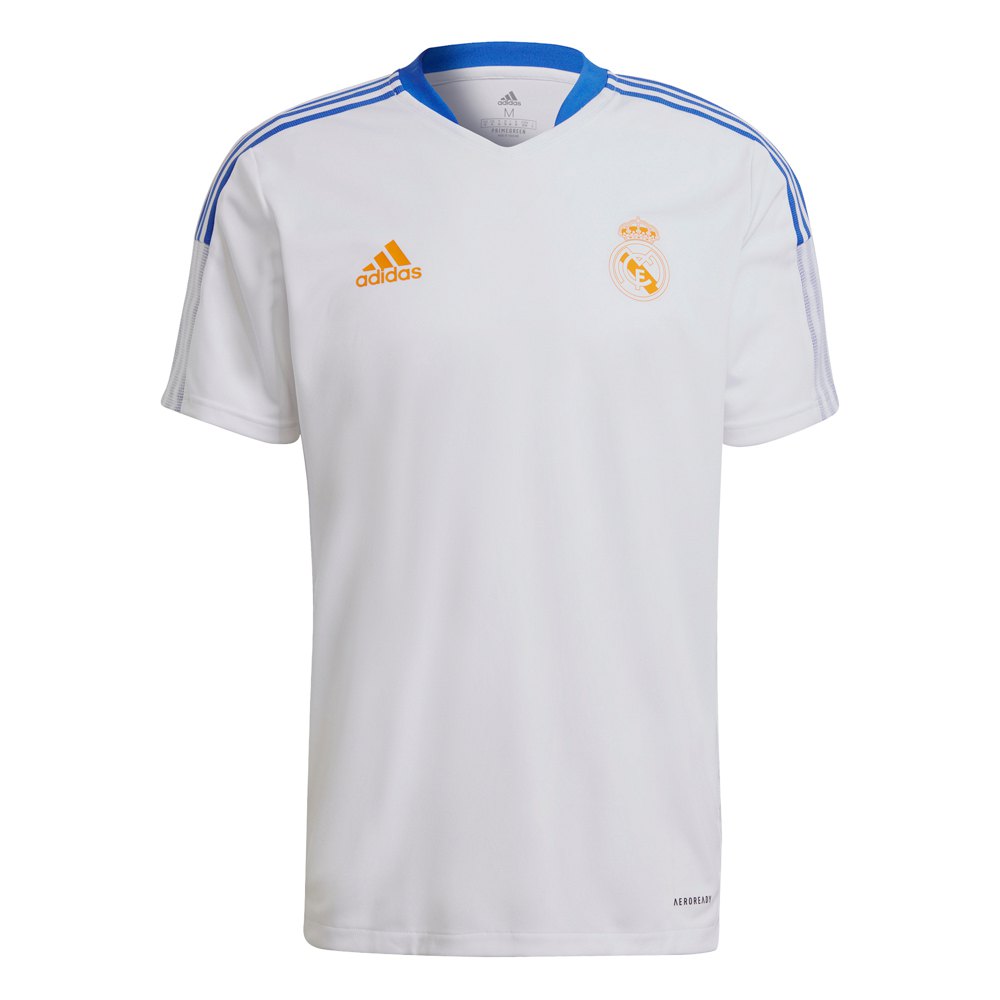 tornado koppeling Tarief adidas Real Madrid 21/22 Training Shirt White | Goalinn
