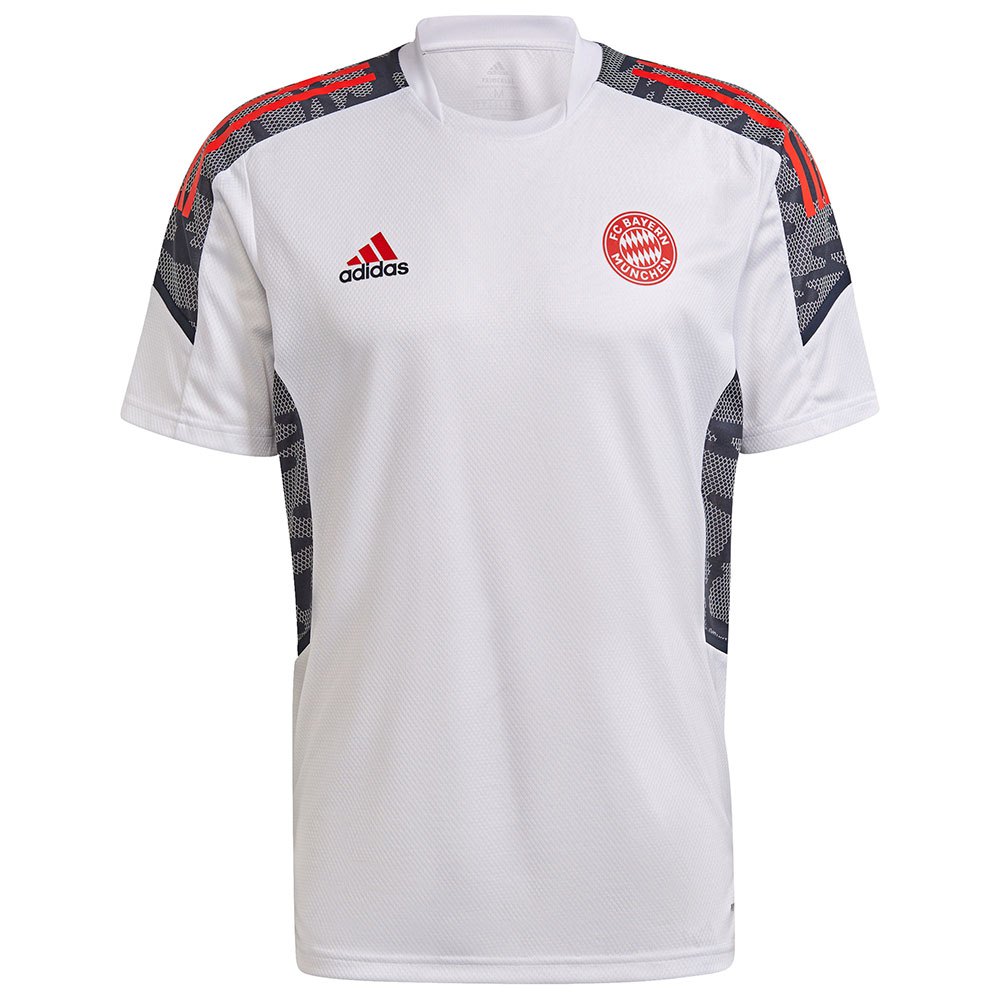 adidas Camiseta Manga Corta Entrenamiento FC Munich 21/22 EU Blanco| Goalinn