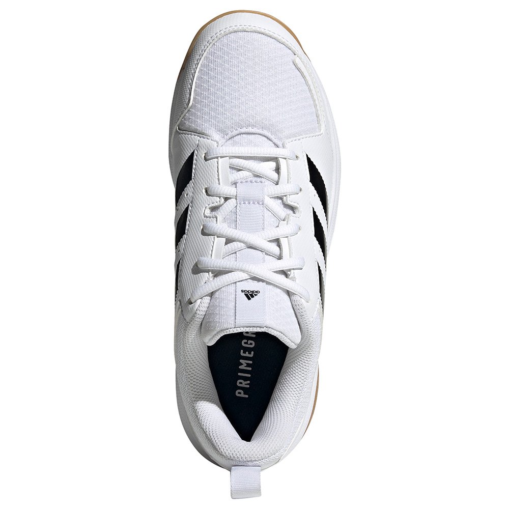 Ligra M インドアシューズ バレーボールシューズインドアゲームシューズ adidas (LGN84)HQ3516 フットウェアホワイト ルシッドブルー チームネイビーブルー