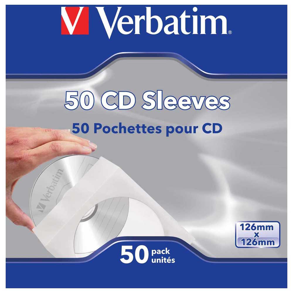 Verbatim CD-papirsleeves+etiketter 50