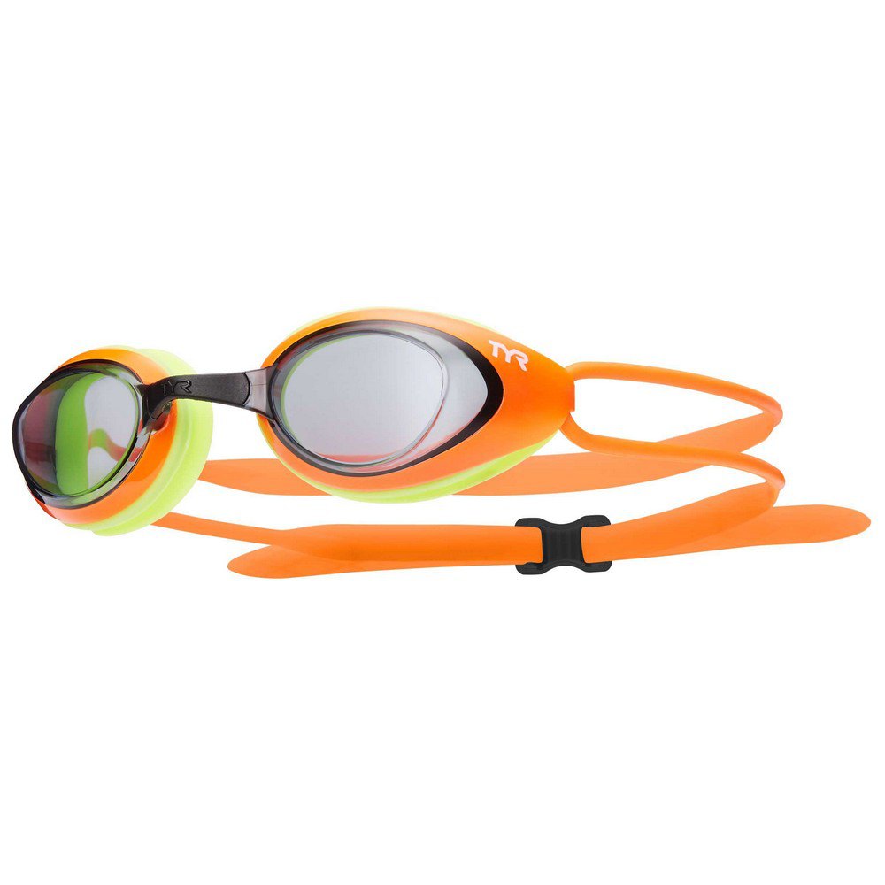 Tyr Black Hawk Racing Lentes Espejados Gafas de natación-oro/Verde Fluorescente Amarillo-NE 