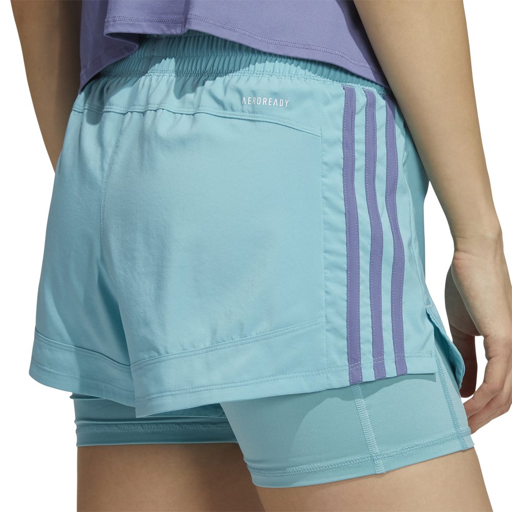 adidas Pacer 3 Stripes 2 In 1 Shorts