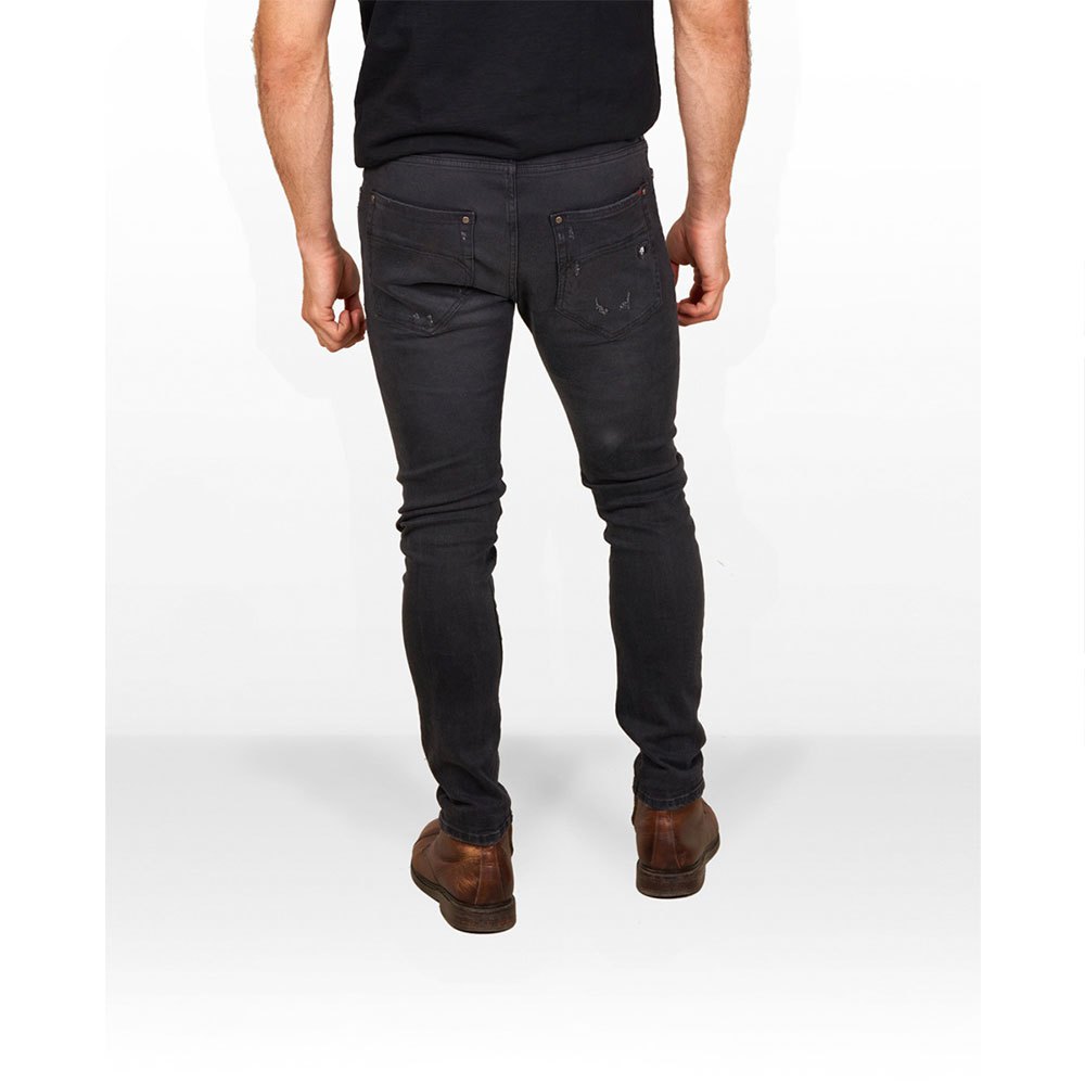 Skull rider Tappared Distressed Effect jeans
