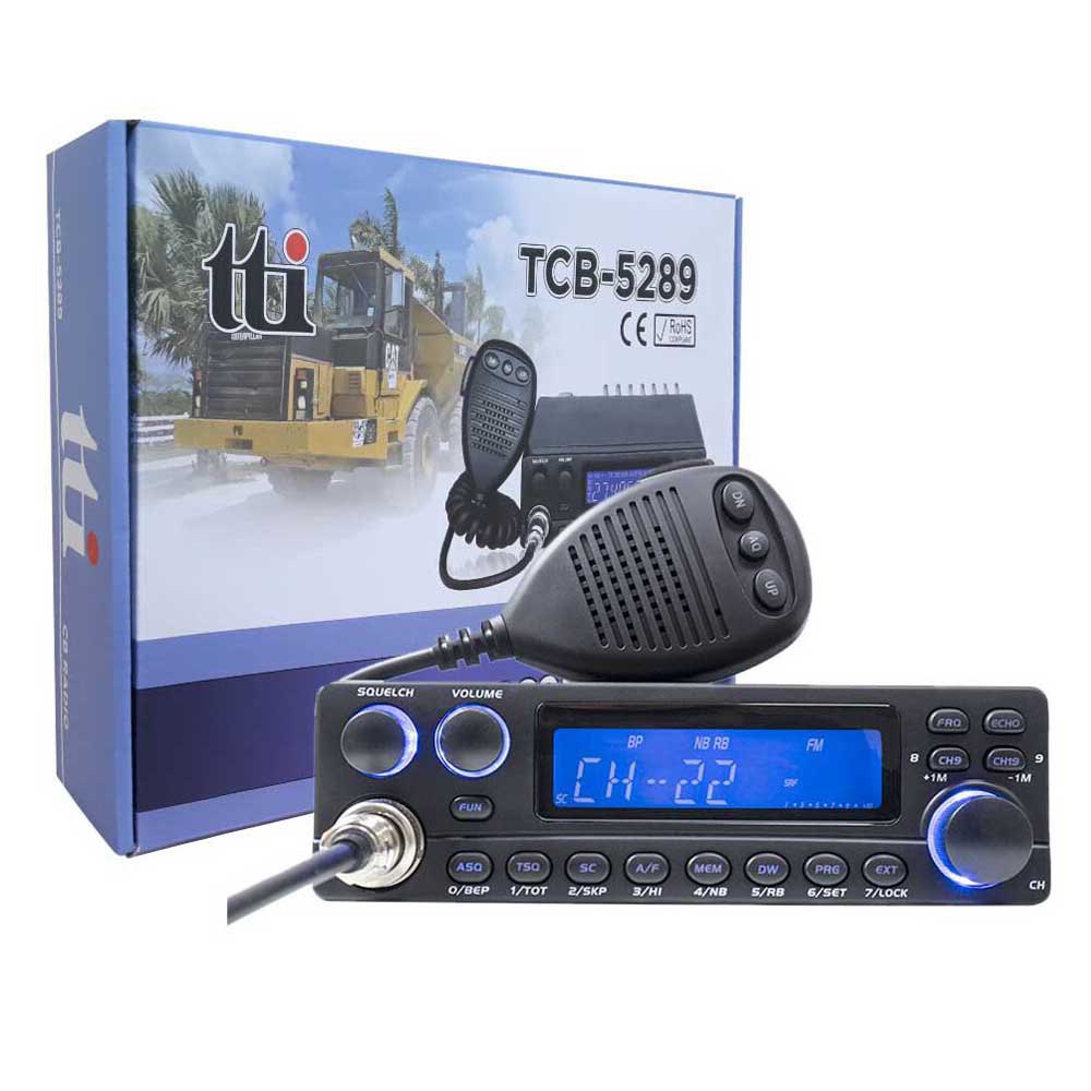 Rejse Samarbejde mønt Tti TCB-5289 Kit CB Radio Station+S9 CB Antenna Black | Techinn
