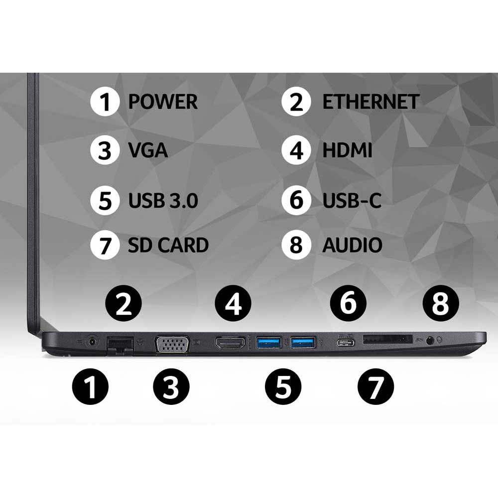 Acer TMP215-52 15.6´´ I3 10110U/8GB/256GB SSD ΦΟΡΗΤΟΣ ΥΠΟΛΟΓΙΣΤΗΣ