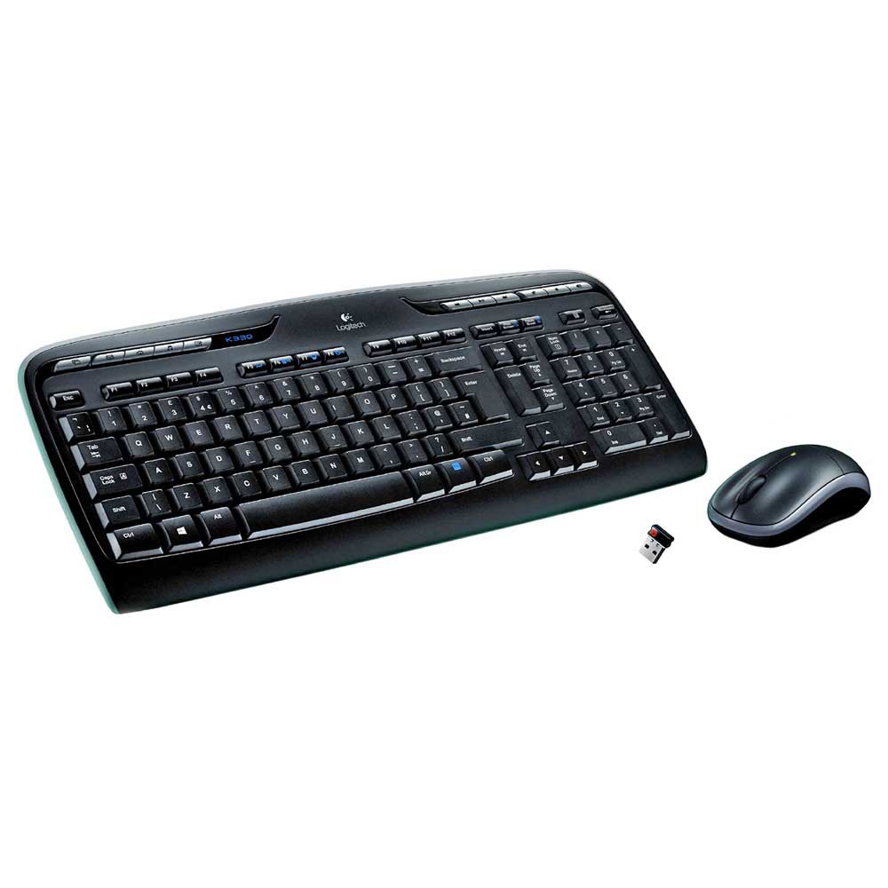 desvanecerse Terminal Convencional Logitech MK330 Wireless Keyboard And Mouse Black | Techinn