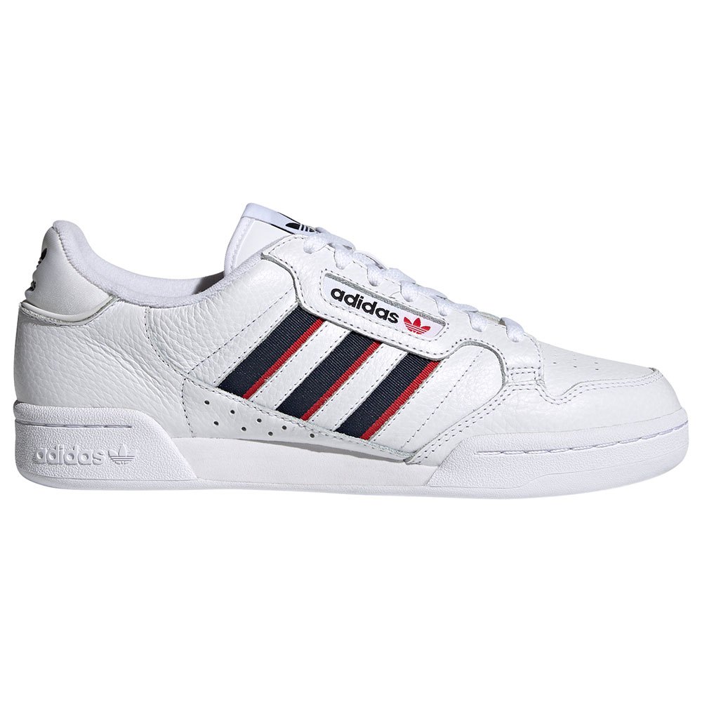Cuota cascada 鍔 adidas Originals Continental 80 Stripes Sneakers White | Dressinn