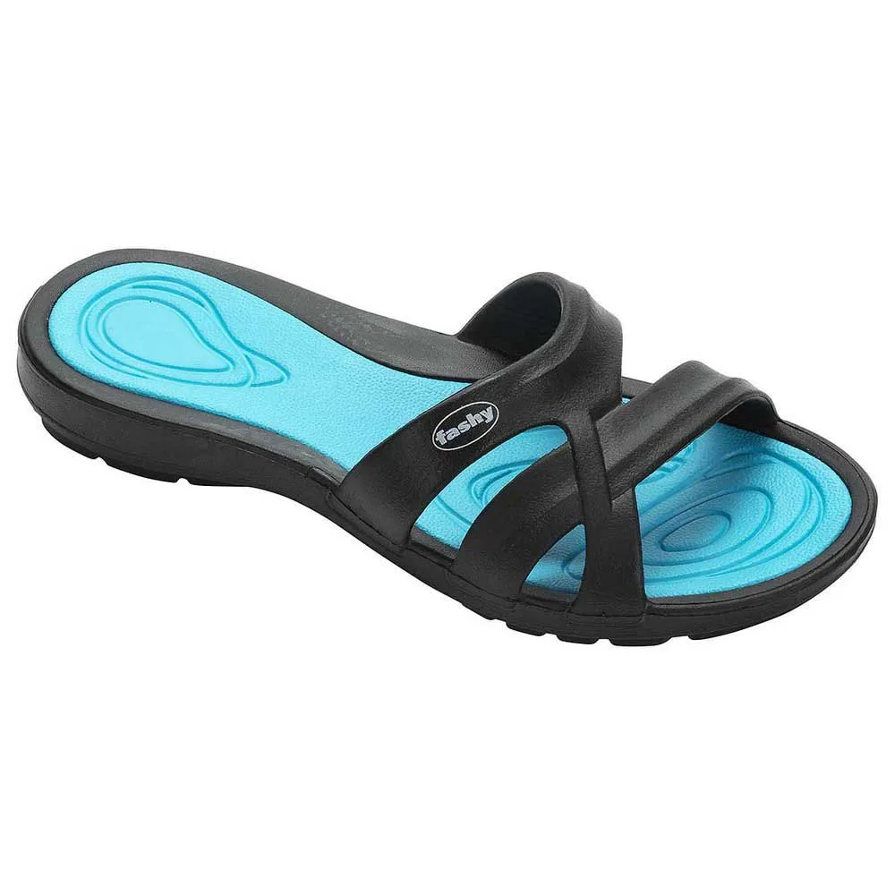 Mules Fashy Mayfield Turquoise Ultra Légères - Chaussures EVA Flottantes Pour Femme