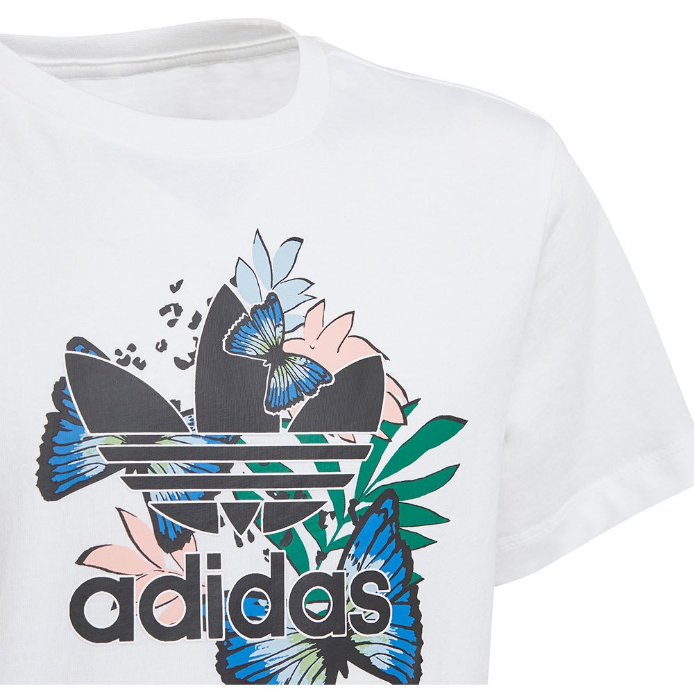 adidas Originals Her Studio London Animal Flower Print T-shirt med korta ärmar