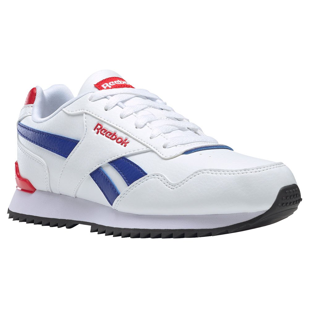 Reebok Men's Classics Royal Glide Trainers White/Blue Shoes 