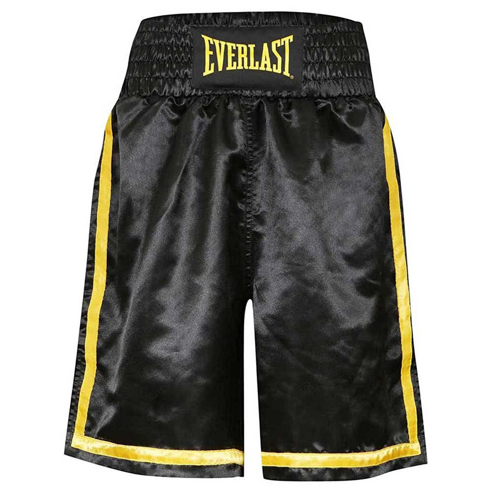 Pantalones cortos de boxeo para hombre Everlast color negro y azul 
