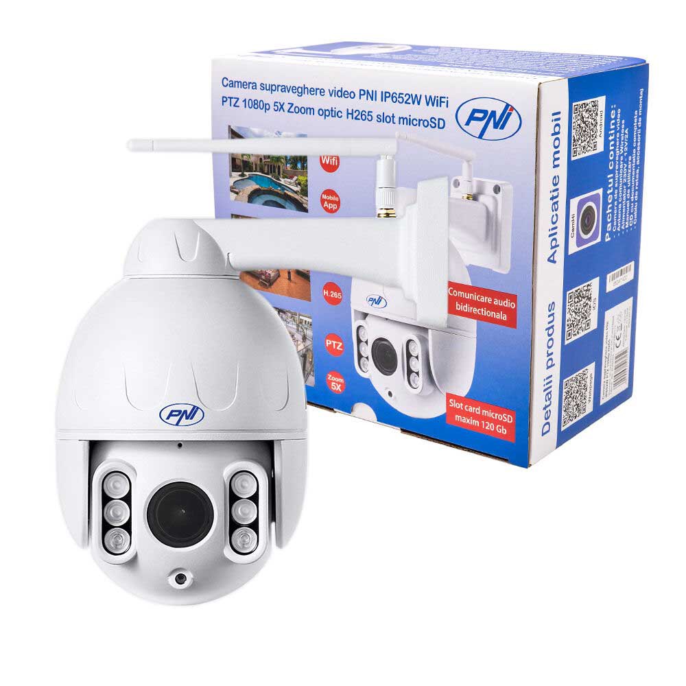 Bermad Young torture PNI IP652W IP Security Camera Full HD With Night Vision White| Techinn