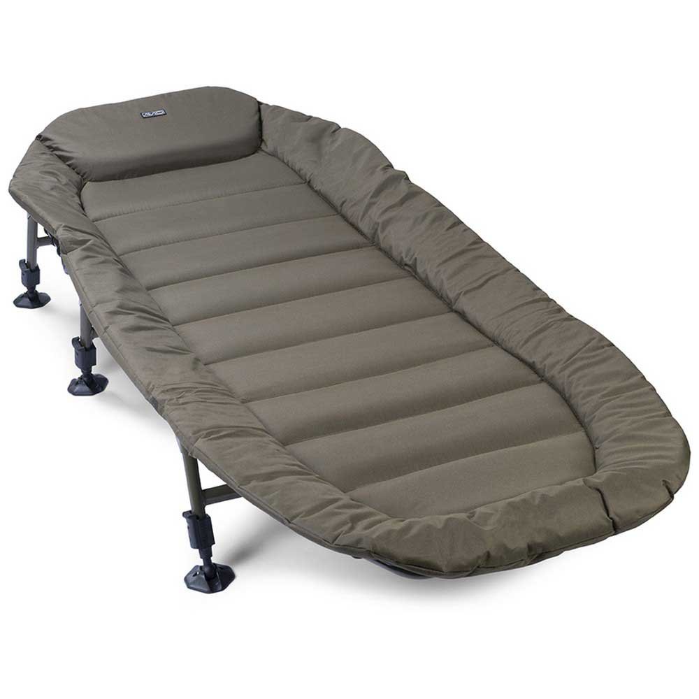 Strong Carp Fishing Deluxe Bedchair 4 Leg Recliner Pillow Chair Adjustable Legs 