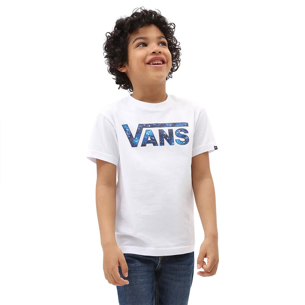 Vans Classic Logo-Füllung Dressinn Weiß| Mit Kurzarm-T-Shirt Kinder