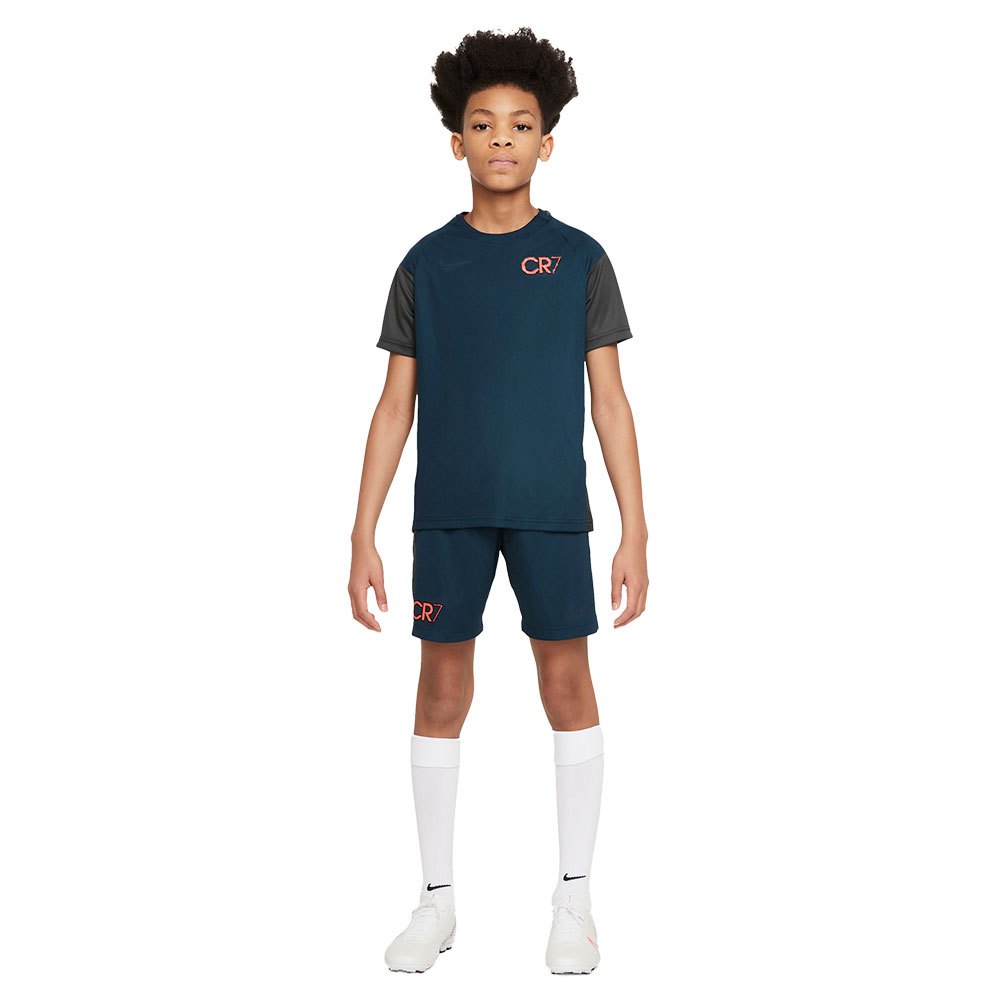 viva electo Goma de dinero Nike Camiseta Manga Corta Dri Fit CR7 Azul | Goalinn